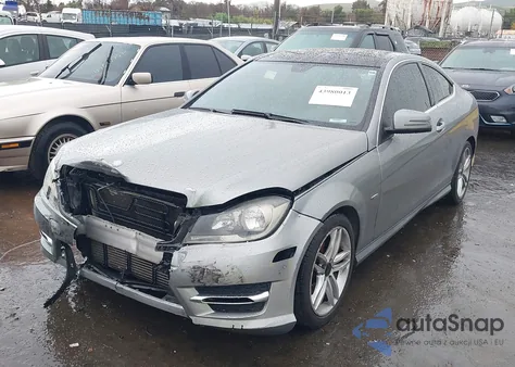 2012 Mercedes-Benz C 250 from USA, damaged, VIN WDDGJ4HB9CF740601